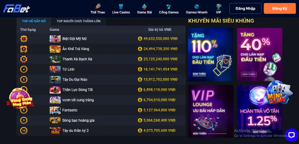 Ưu đãi chào mừng thành viên mới f11uu